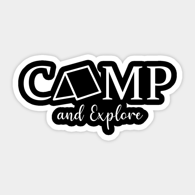 Camp Sticker by Masewok